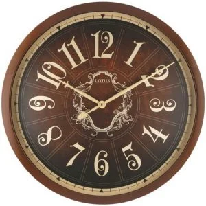 ساعت دیواری چوبی مدل EVERSON کد W-8834